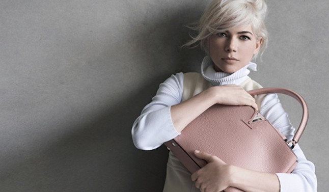 Üde szépség Michelle Williams a Louis Vuitton új kampányában