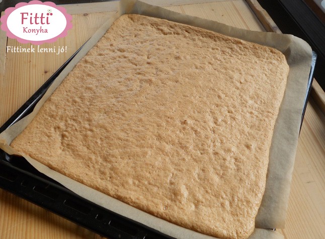 Piskótatekercs - Diétás recept lépésről lépésre