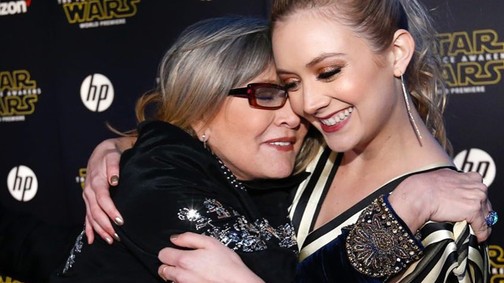 Carrie Fisher lánya meghatóan emlékezett meg édesanyjáról halálának évfordulóján