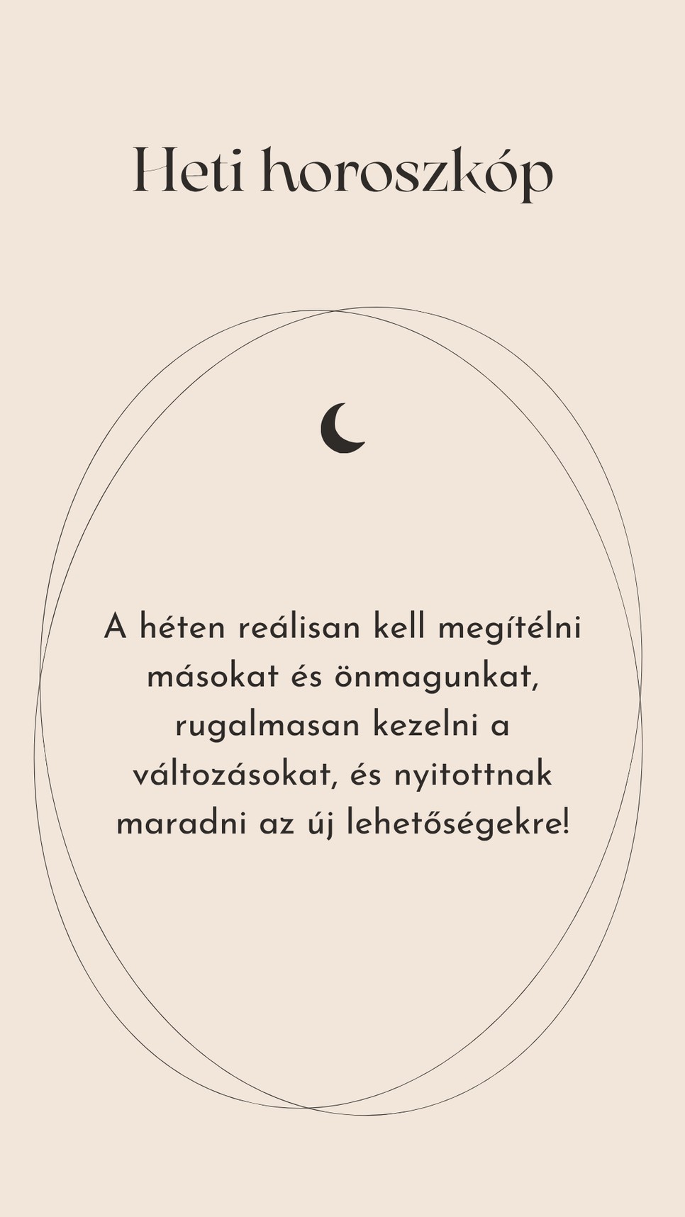 Fogadd meg a heti horoszkóp tanácsát