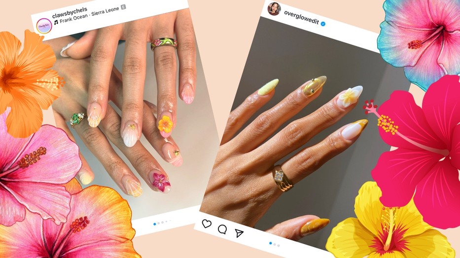 A hibiszkusz körmök a nyár igazi sztárjai