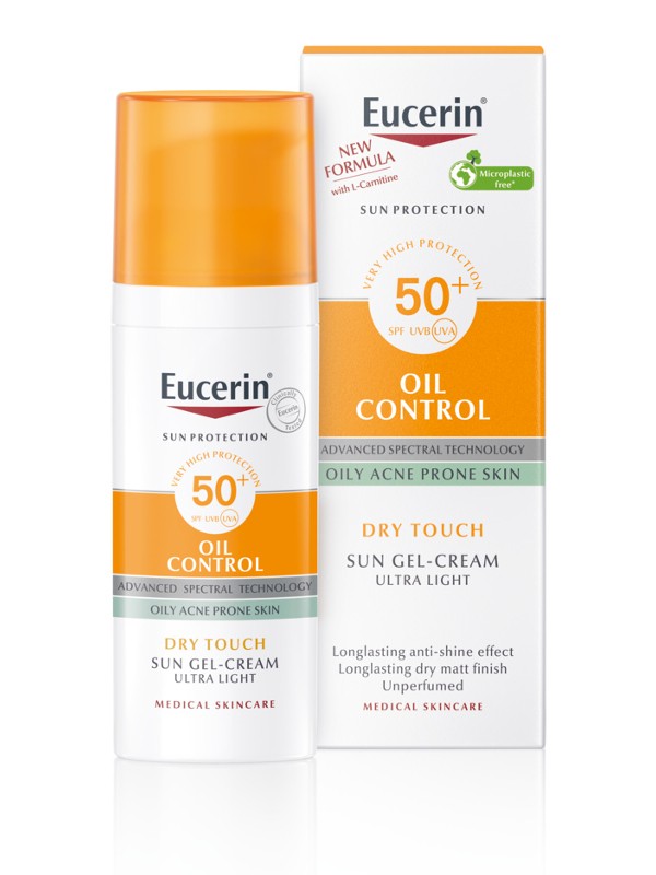 Sun Oil Control napozó gél-krém arcra FF50+ EUCERIN 5590 Ft, GLAMOUR-kuponnal 20% kedvezménnyel 4472 Ft