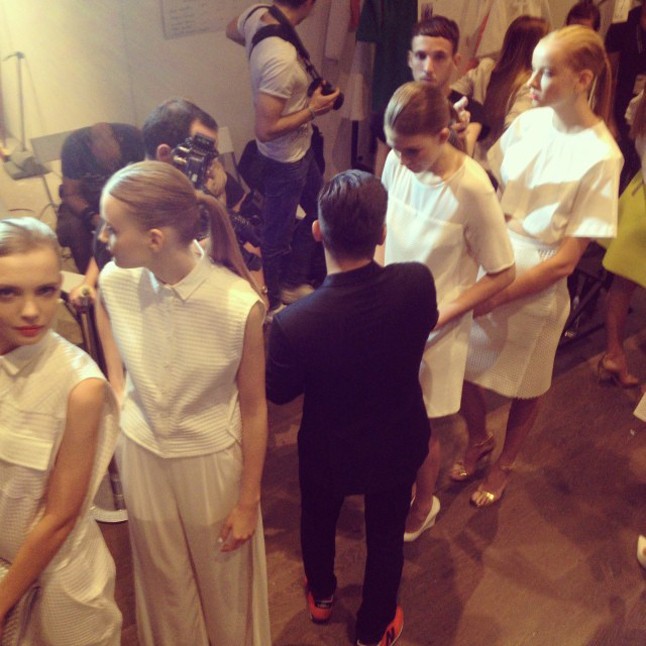 Utolsó simítások a Use Unused bemutató előtt.