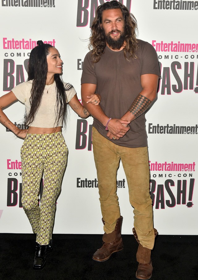 Jason Momoa és mostohalánya, Zoe Kravitz