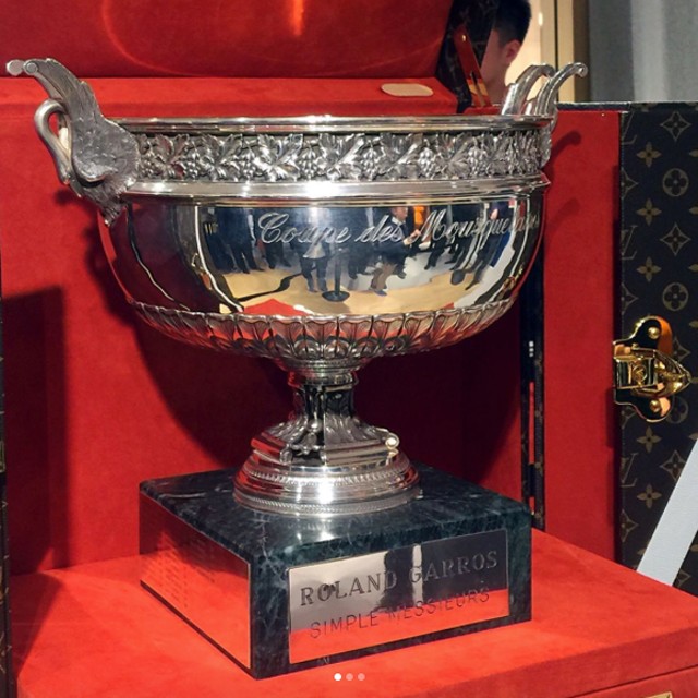 A Roland Garroson Louis Vuittonban utaznak a kupák