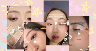 Angyali glitter sminktrend a Tiktokról, ha a hidegben is ragyognál