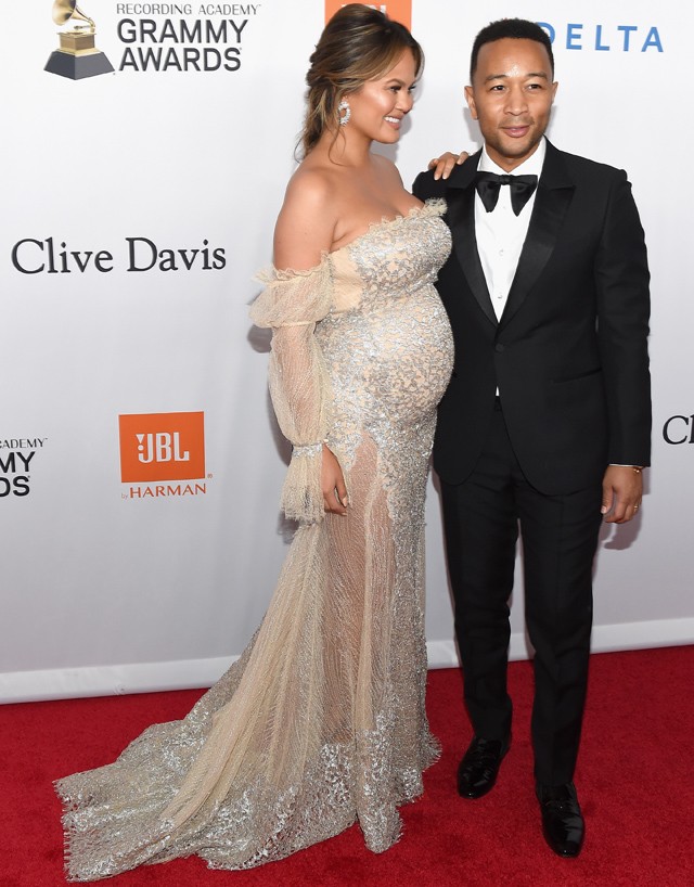 Chrissy Teigen és John Legend a vörös szőnyegen