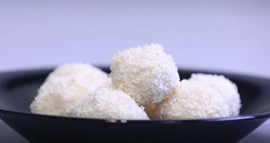 Ötperces desszert: Kókuszos túrógolyók