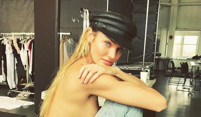 Candice Swanepoel topless pózol 