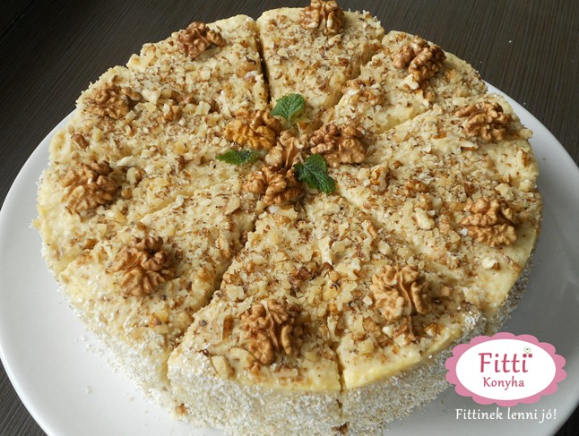 Diós-vaníliás almatorta - Mennyei finom, mutatós, otthon is elkészíthető és még diétás is!