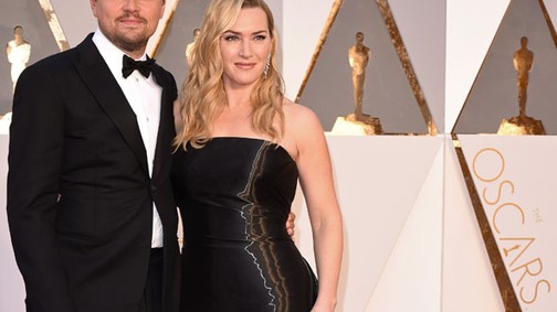 Kate Winslet és Leonardo DiCaprio együtt érkeztek az Oscar gála vörös szőnyegére