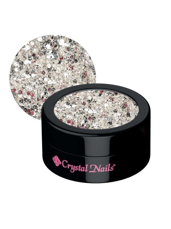 Diva glitter (Fehér Ezüst) CRYSTAL NAILS 860 Ft