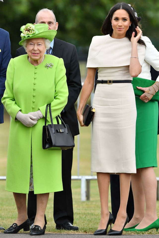 Meghan Markle és Erzsébet királynő