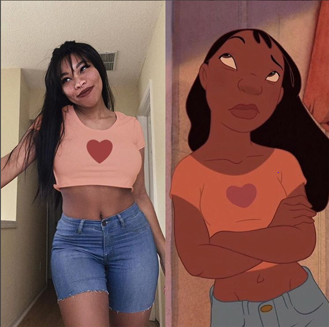 A fekete bloggerlány magára öltötte kedvenc mesehőseink jelmezét, elképesztő az eredmény!