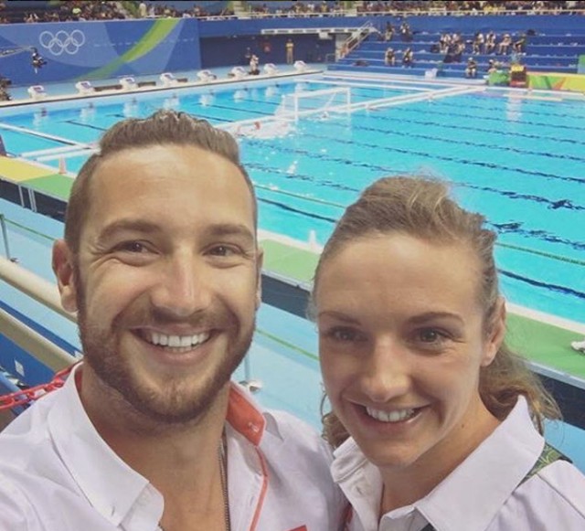 Hosszú Katinka és Shane Tusup