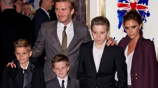 Beckhamék stílusos bevonulása