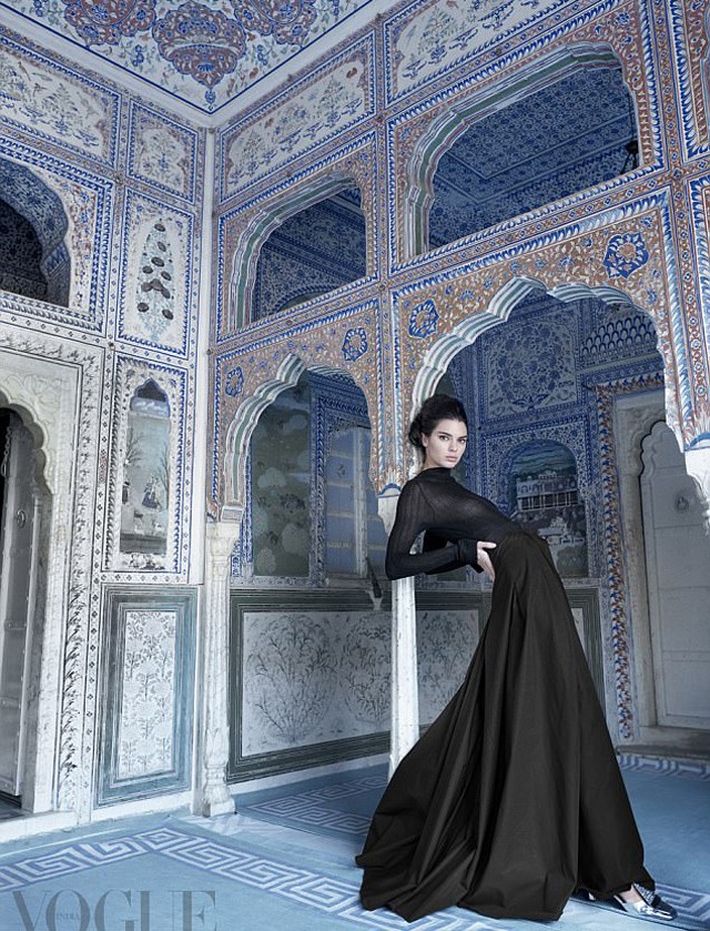 Kendall Jenner Vogue-ban villant