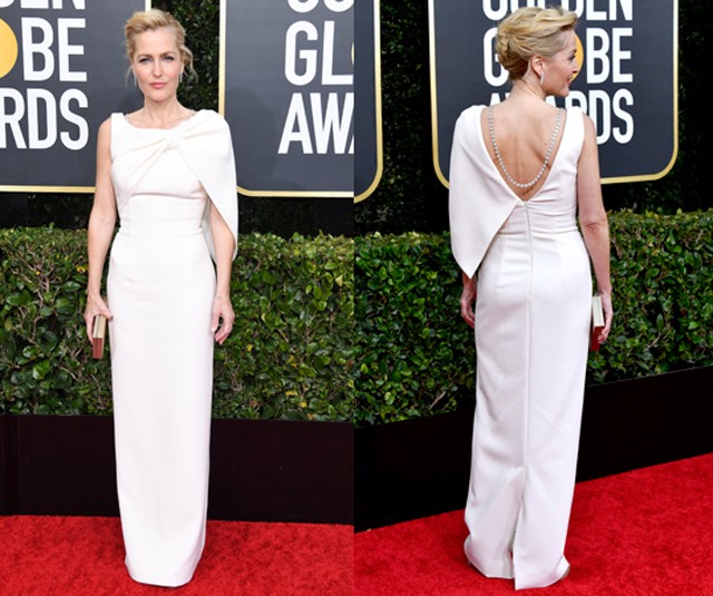 Gilian Anderson a Golden Globe gálán