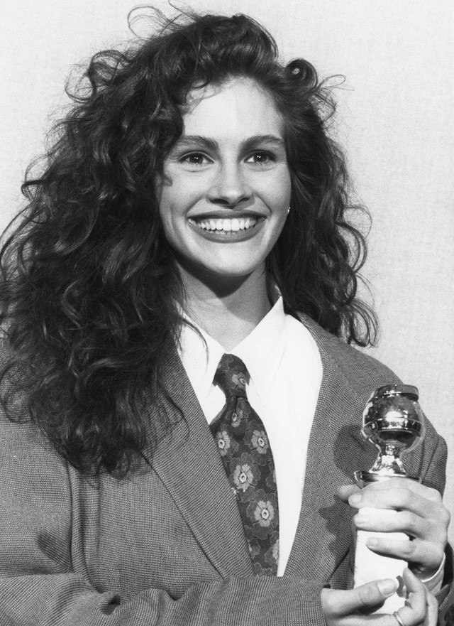 Julia Roberts az 1990-es Golden Globe gálán