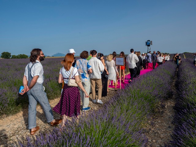 Orgazmus a szemnek: Levendulamezőn rendezték a divatbemutatót, a végeredmény lélegzetelállító lett
