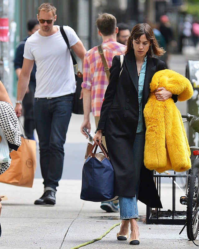 Alexander Skarsgard és Alexa Chung