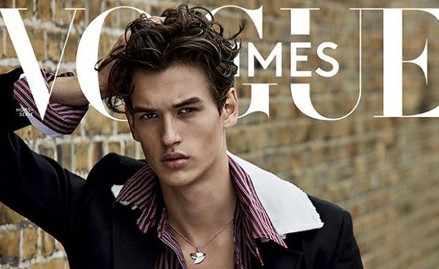 jegor venned, vogue, címlap, férfi modell, dán modell