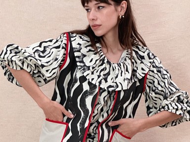 Vidám csíkok, misztikus formák a magyar Printa divatmárka új kollekciójában