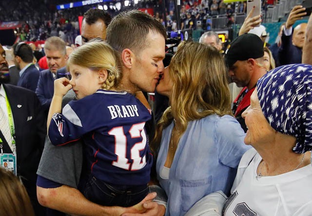 Tom Brady Super Bowl, Gisele Bünchen