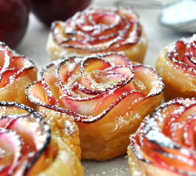 almarózsa, almarózsák recept, édesség, desszert, egyszerű, recept, hozzávalók, almás süti, alma