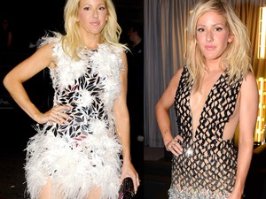 Ellie Goulding két szexi miniben a GQ gálán
