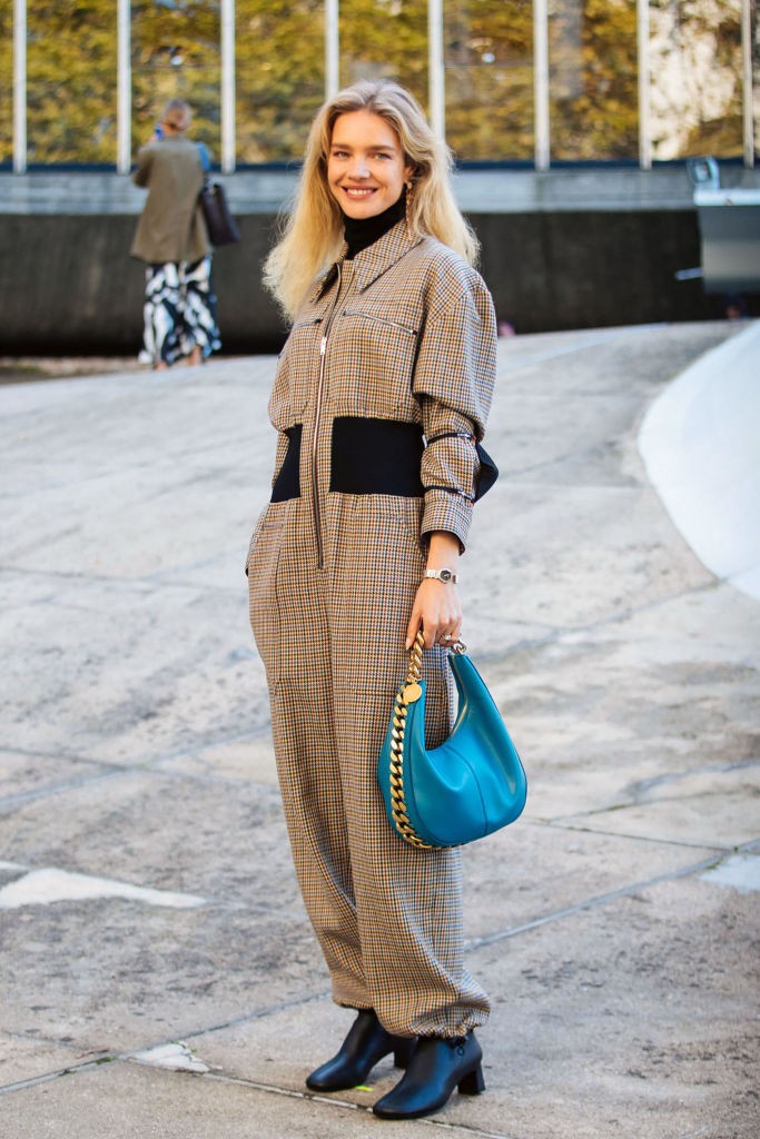 Natalia Vodianova a Frayme táskával