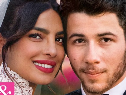 ˝Végig sírtam˝ - Első fotók Priyanka Chopra lélegzetelállító menyasszonyi ruhájáról