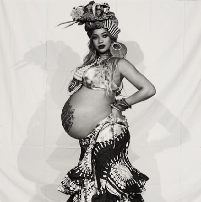 Beyoncé a babaváró bulin.