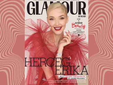 Herceg Erikával a címlapon, Beauty- és Mami melléklettel megjelent a GLAMOUR magazin novemberi száma