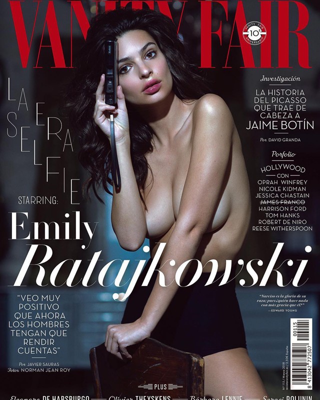 Emily Ratajkowski a címlapon