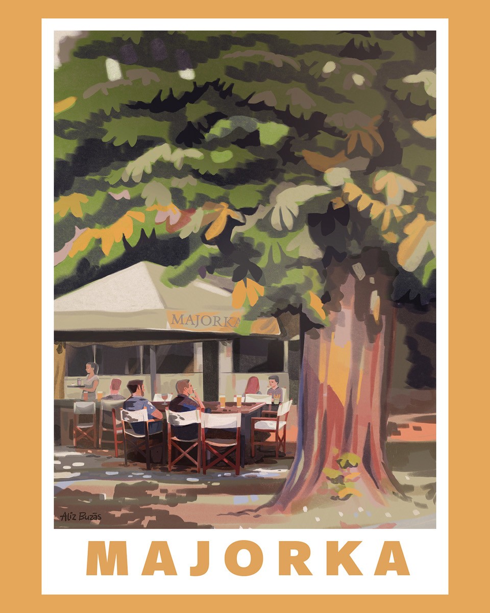 Printekkel a kávézókért – Buzás Aliz illusztrátor egyedi plakátokkal segíti kedvenc budapesti helyeit