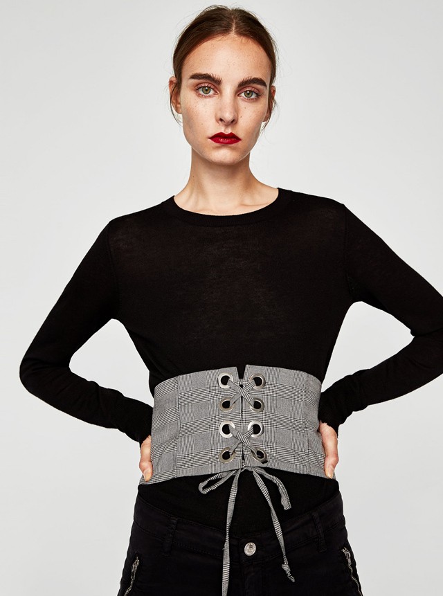 Zara- Kockás fűző 4995Ft