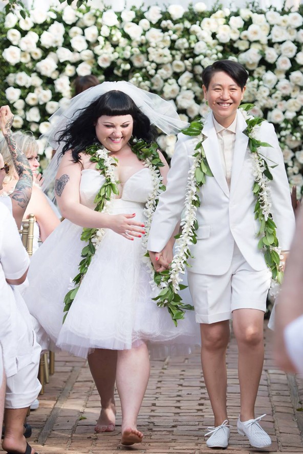 Beth Ditto és Kristin Ogata, a boldog ifjú pár