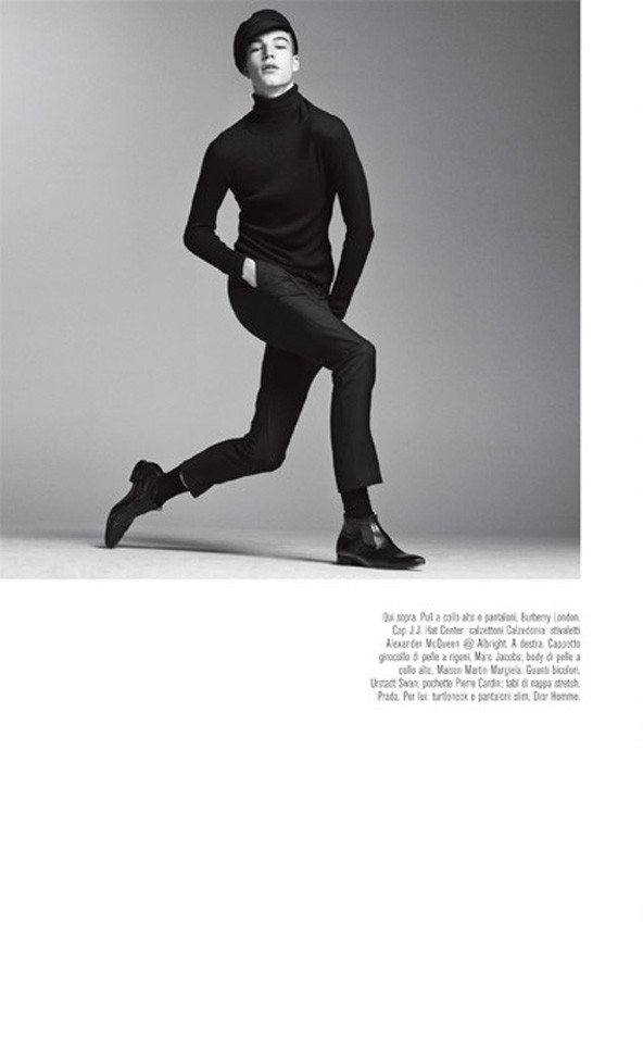 Axente Vanessa elbűvölő mosolya az olasz Vogue-ban