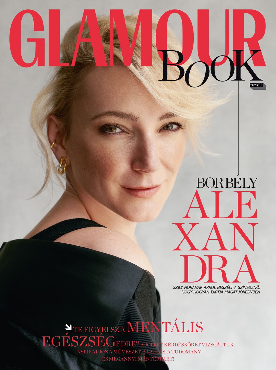 Borbély Alexandra szerepel a mentális egészségünkkel foglalkozó GLAMOUR Book bookazine legújabb lapszámának borítóján