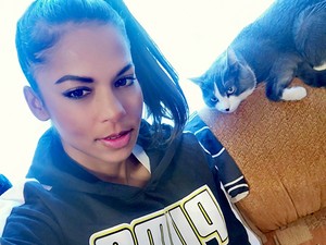 Zsiga Melinda mára rövid, de kényelmes szettet választott