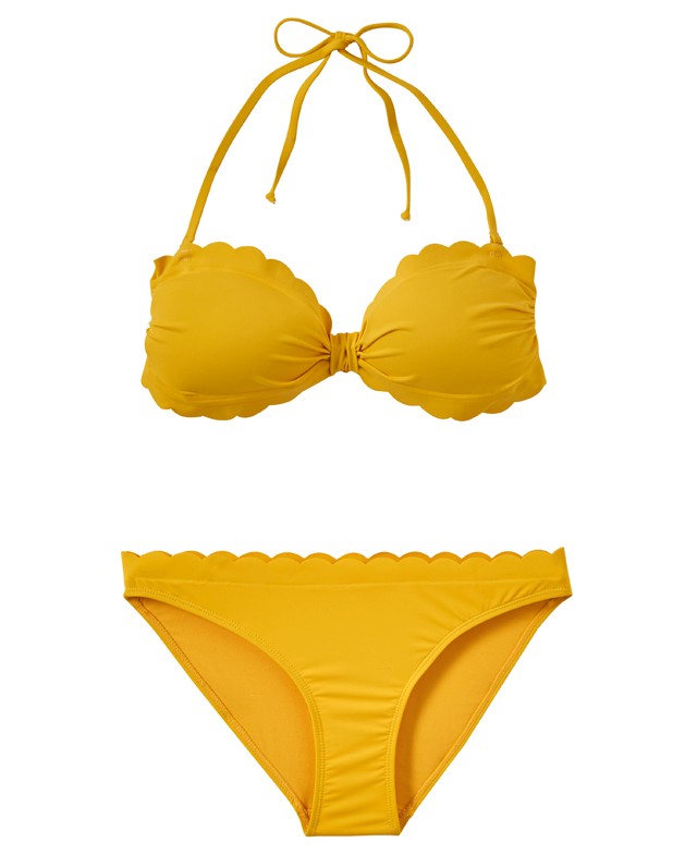 Sárga szivacsos bikini felső és -alsó CAMAIEU 3995 Ft, 2995 Ft