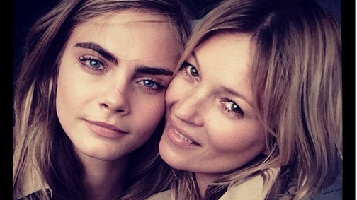 Cara és Kate együtt a Burberry kampányában!