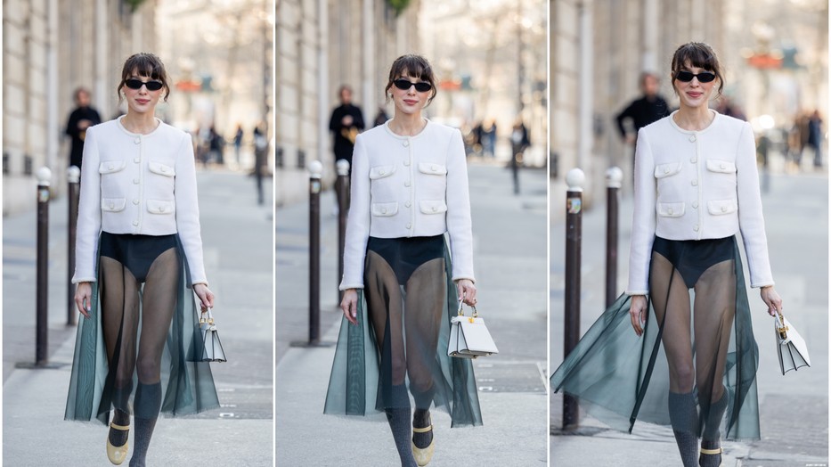 A balerina cipő a párizsi fashion week hódítójaként.