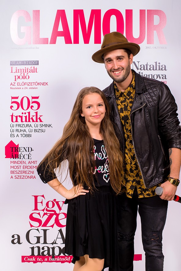 Király Viktor a GLAMOUR és az ARÉNA Pláza közös Stylistversenyén
