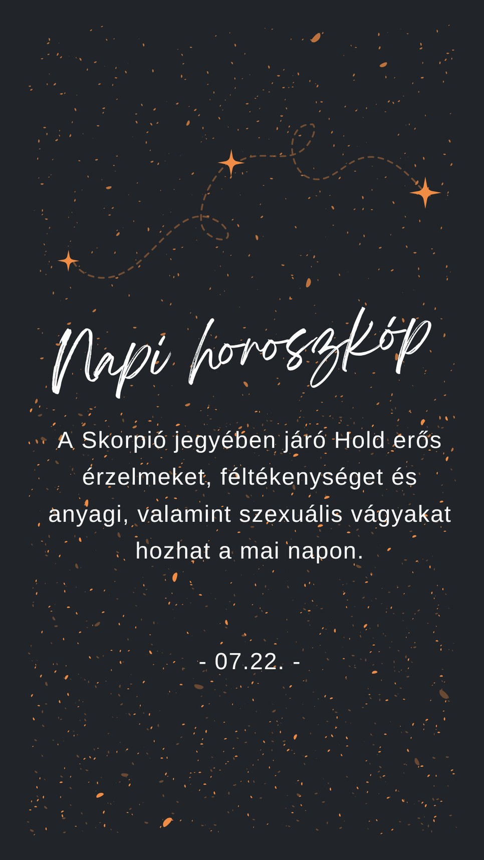 Figyelj a napi horoszkópra