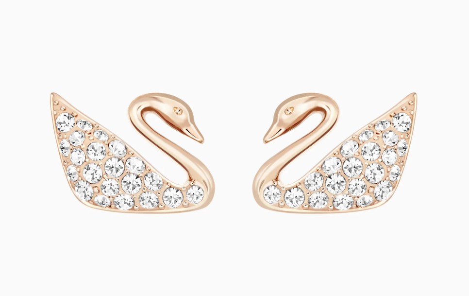 Swarovski-hattyús fülbevaló 21 900 Ft