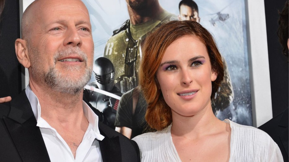 Bruce Willis és lánya, Rumer Willis egy 2013-as premieren