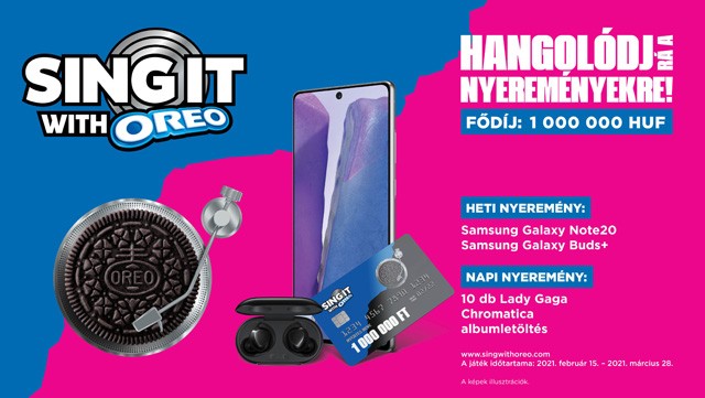 Magyarországra is megérkezett az OREO és Lady Gaga kollaborációja