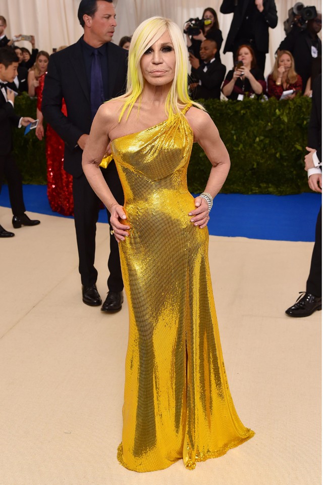 Donatella Versace Met gála
